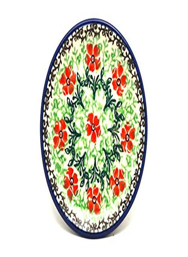 Polish Pottery Coaster - Maraschino